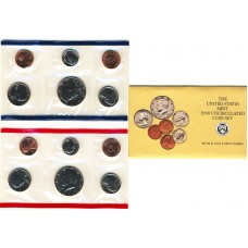 United States Mint UNC coinset 1990 P and D